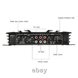 12V 4 Channel 5800W Car Vehicle Amplifier Stereo Audio Speaker Amp For Subwoofer