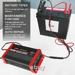 12 Volt 20 Amp High Power Automatic 7 Stage SLA AGM GEL WET Car Battery Float Ch