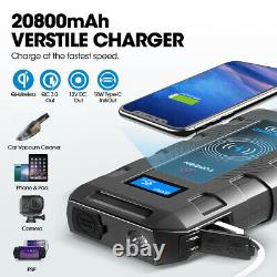 2000Amp 12-Volt SuperSafe Portable Lithium Car Battery Jump Starter Pack Charger