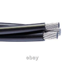 200' Stephens 2-2-4 Triplex Aluminum URD Direct Burial Cable (120 Amp) 600V