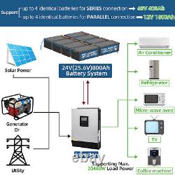 24Volt 100amp hour Lithium Battery LiFePO4 Deep Cycle 2.56KWh For Solar off-grid