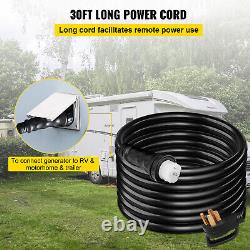 30FT Generator Power Cord 50-Amp 125/250-volt 14-50P to CS6364 Locking Connector