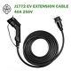 40a Ev Charger Extension Cable J1772 Electric Vehicle Car Charging Station Cord