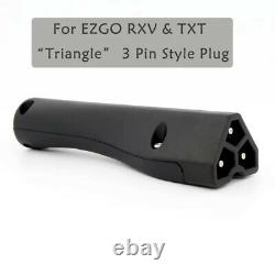 48 Volt 12Amp Golf Cart Charger For EZGO RXV & TXT Triangle 3 Pin Style Plug