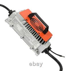 48 Volt 18 Amp Golf Cart Battery Charger 3-Pin Round Plug for Club Car IP67