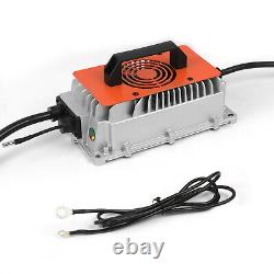 48 Volt 18 Amp Golf Cart Battery Charger 3-Pin Round Plug for Club Car IP67