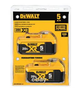 4X Dewalt 20 Volt 20v Max XR Li-Ion 5.0 AH Batteries DCB205 Brand New