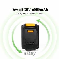 4 Pack For DeWalt 20V 20 Volt Max XR 6.0 Amp Lithium Ion Battery Pack DCB204-2
