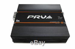 5000 Watt Full Range Class D 12 Volt Pro Car Audio 1 Ohm Amplifier PRV-5K
