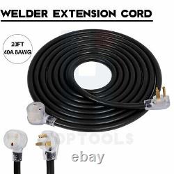 50FT 220 Volt 50 Amp Heavy Duty 8/3 Welder Extension Cord or MIG TIG Plasma