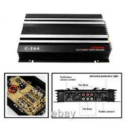 5800Watt 4 Channel Car Amplifier Stereo Audio Speaker Amp For Subwoofer DC 12V