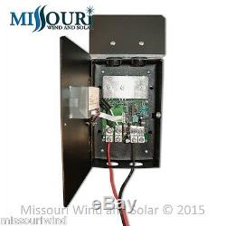 65 Amp 12/24 Volt Solid State PWM Charge Controller with Volt Meter 4 Wind Solar