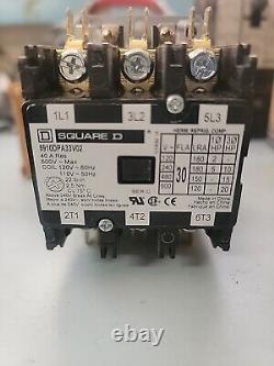 8910DPA63V02 Square D 60 Amp 3 Pole 600 Volt Magnetic Contactor