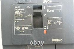 BGA34080YSA BGA34080 SQUARE D Powerpact 80 amp 480 volt 3P +120V Shunt NEW