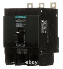 BQD3100 Siemens 100 Amp 3 Pole 480 Volt Bolt-On Molded Case Circuit Breaker