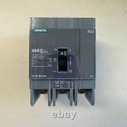 BQD340 Siemens 40 Amp 3 Pole 480 Volt Bolt-On Molded Case Circuit Breaker