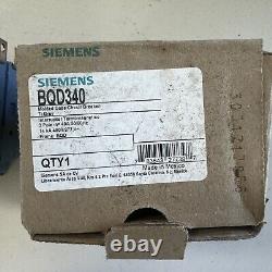 BQD340 Siemens 40 Amp 3 Pole 480 Volt Bolt-On Molded Case Circuit Breaker