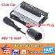 Battery Charger Fit For Club Car 48v 15 Amp Golf Cart 48 Volt Round 3 Pin Plug