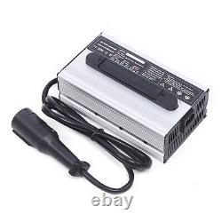 Battery Charger Fit For Club Car 48V 15 AMP Golf Cart 48 Volt Round 3 Pin Plug