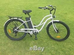 Beach Cruiser Electric Bike 500 watt 48 volt 13 amp E-bike Step Thru Frame