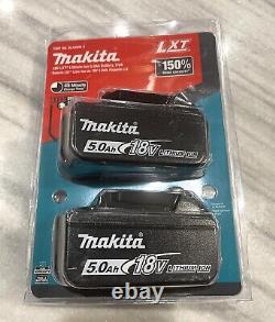 Brand New Original Makita 18 volt Lithium Batteries 2 pk 5.0 amp BL1850B-2