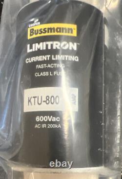 Bussmann Limitron KTU 800 Amp Class L Fuse 600 Volts