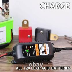 Car Battery Charger Maintainer RV Truck Motorcycle 12V Amp Volt Smart Trickle