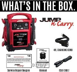 Clore Automotive Jump-N-Carry JNC770R 1700 Peak Amp Premium 12 Volt Jump Starter