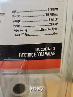 CountyLine ELECTRIC BOOM VALVE, 10 gpm, 100 psi, 12 volt, 2 amp, 2500B-1 CL