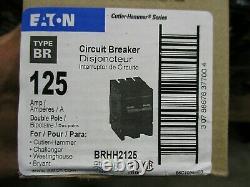 Cutler Hammer BRHH2125, (1) 125 Amp, 240 Volt, 2P, 42K, Circuit Breaker- NEW- B