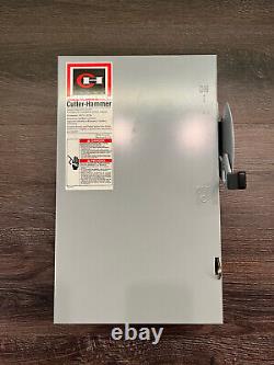 Cutler Hammer DG322NGB 60 Amp 240 Volt 3PH 4W Fusible Disconnect NEW