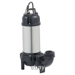 Dayton 11A342 Grinder Pump, 2 Hp, 230 Volts, 11 Amps