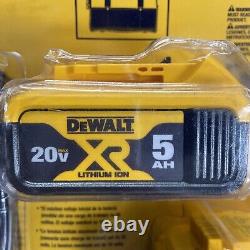 DeWalt DCB205-2CK 20 Volt 5 Amp Starter Kit Battery DCB115 Charger Bag DCB205-2