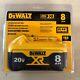 Dewalt Dcb208 20 Volt Lithium 8.0 Amp Battery New W Fuel Gage New In Package