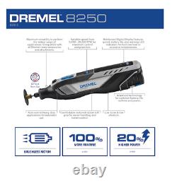 Dremel 8250 Variable Speed Cordless 12-volt 3-Amp Multipurpose Rotary Tool Kit