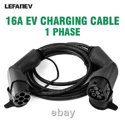 EV Ladekabel Elektroauto Ladegerät Typ 2 Zu Typ2 16A Einphasig 3.6KW EVSE Kabel