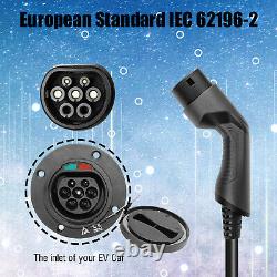 EV Ladestation 32A Typ 2 1 Phase Stecker Mit Ladegerät Elektroauto IEC 62196-2