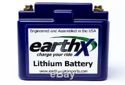 EarthX ETX12A Lithium Battery 12 Volt, 220 Pulse Crank Amps, New! Free Ship