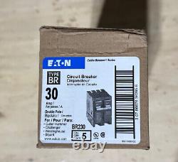Eaton Cutler-Hammer BR230 120 Volt 30 Amp 2-Pole Circuit Breaker (qty 25)