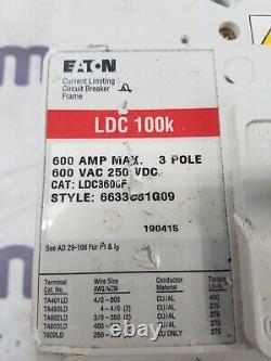 Eaton LDC3600F 3 pole 600 Amp 600 volt NEW Scratches