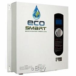 EcoSmart ECO 27 Electric Tankless Water Heater, 27 KW at 240 Volts, 112.5 Amps