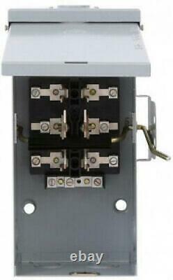 Emergency Power Transfer Switch 100 Amp 240 Volt Non Fused Run Backup Generator