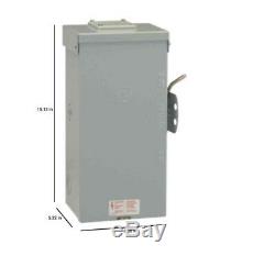 Emergency Power Transfer Switch 100 Amp 240 Volt Non Fused Run Backup Generator