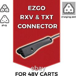 FORM 48 Volt, 15 Amp EZGO RXV & TXT Golf Cart Battery Charger