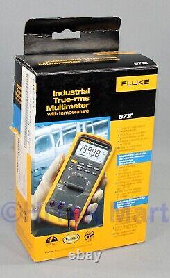 Fluke 87V Industrial 10 Amp 1000-Volt Digital Multimeter NEW IN BOX CALIBRATED