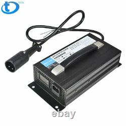 For Club Car Battery Charger 48V 15 AMP Golf Cart 48 Volt Round 3 Pin Plug