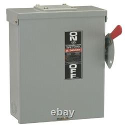 GE 100 Amp 240-Volt Fusible Outdoor General-Duty Safety Switch