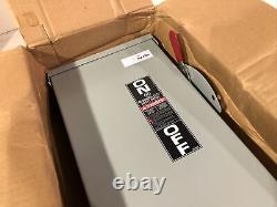 GE 100 Amp 240-Volt Fusible Outdoor General-Duty Safety Switch New