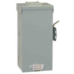 GE Electrical Transfer Switch 100 Amp 240-Volt Double-Throw Non-Fused Metal
