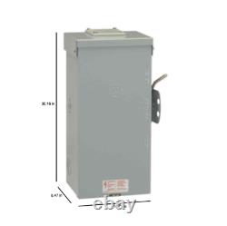 GE Emergency Power Transfer Switch 200-Amp 240-Volt 1-Phases Non-Fused Manual